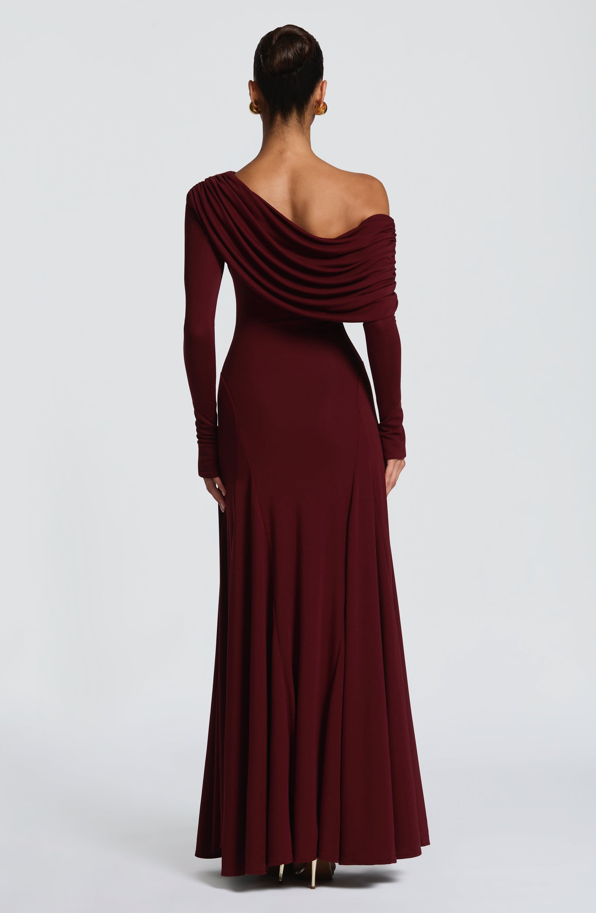 Rafaela Maxi Dress Cherry Lacquer