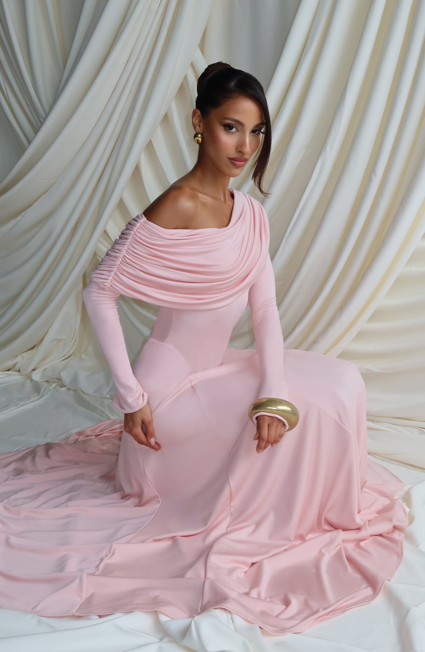 Rafaela Maxi Dress Soft Blush