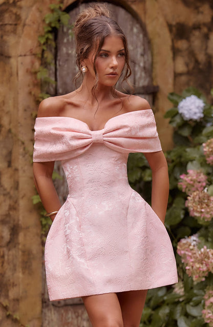 Raquel Mini Dress Blush