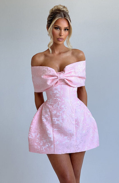 Raquel Mini Dress Blush