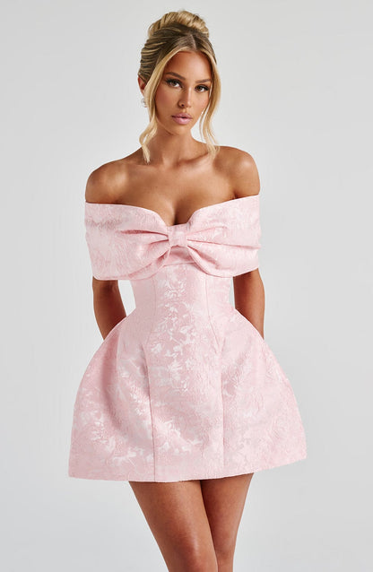 Raquel Mini Dress Blush
