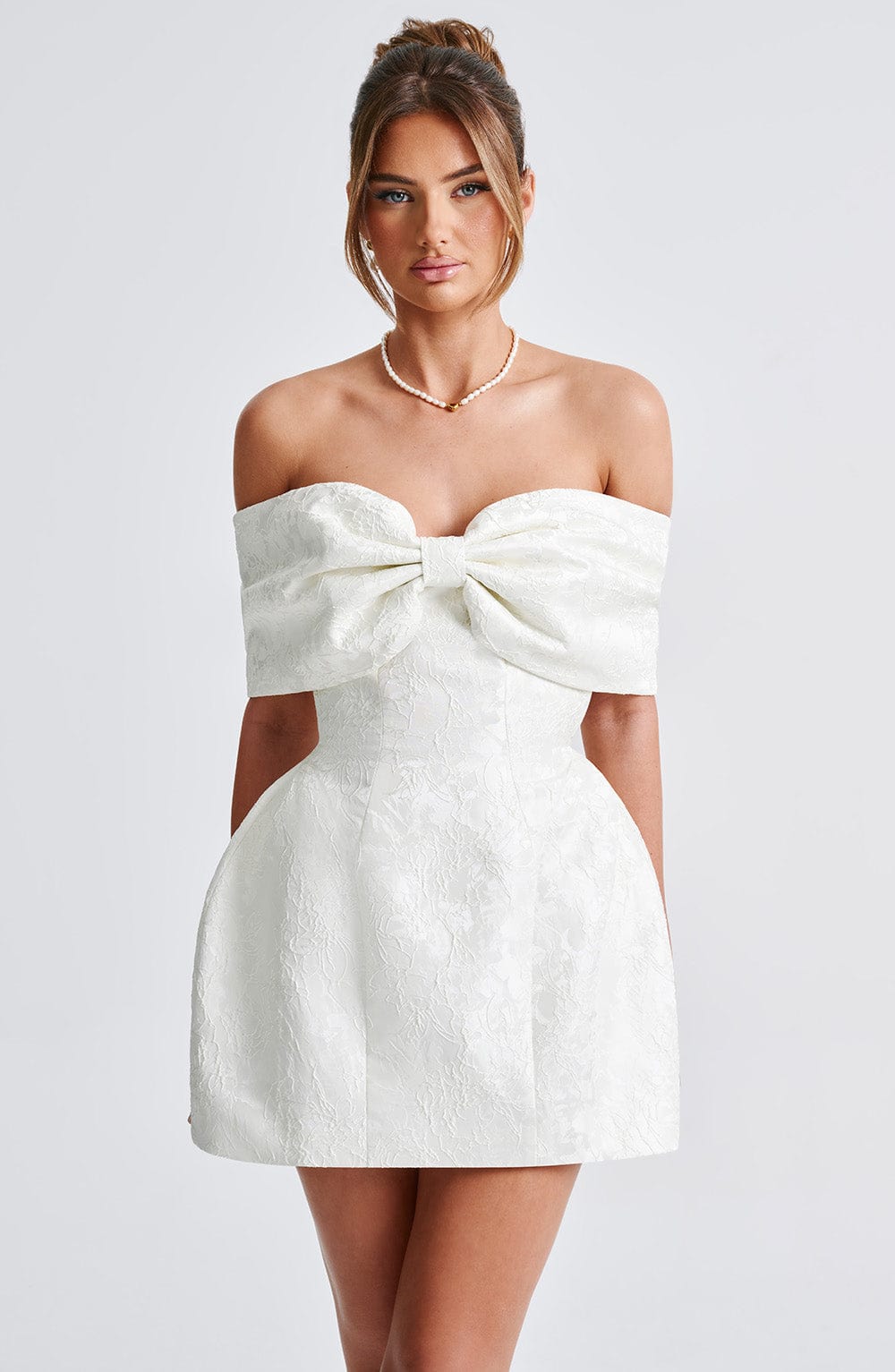 Raquel Mini Dress Ivory