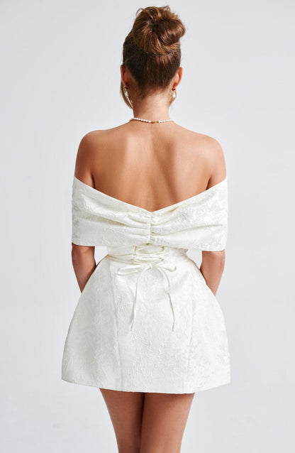 Raquel Mini Dress Ivory