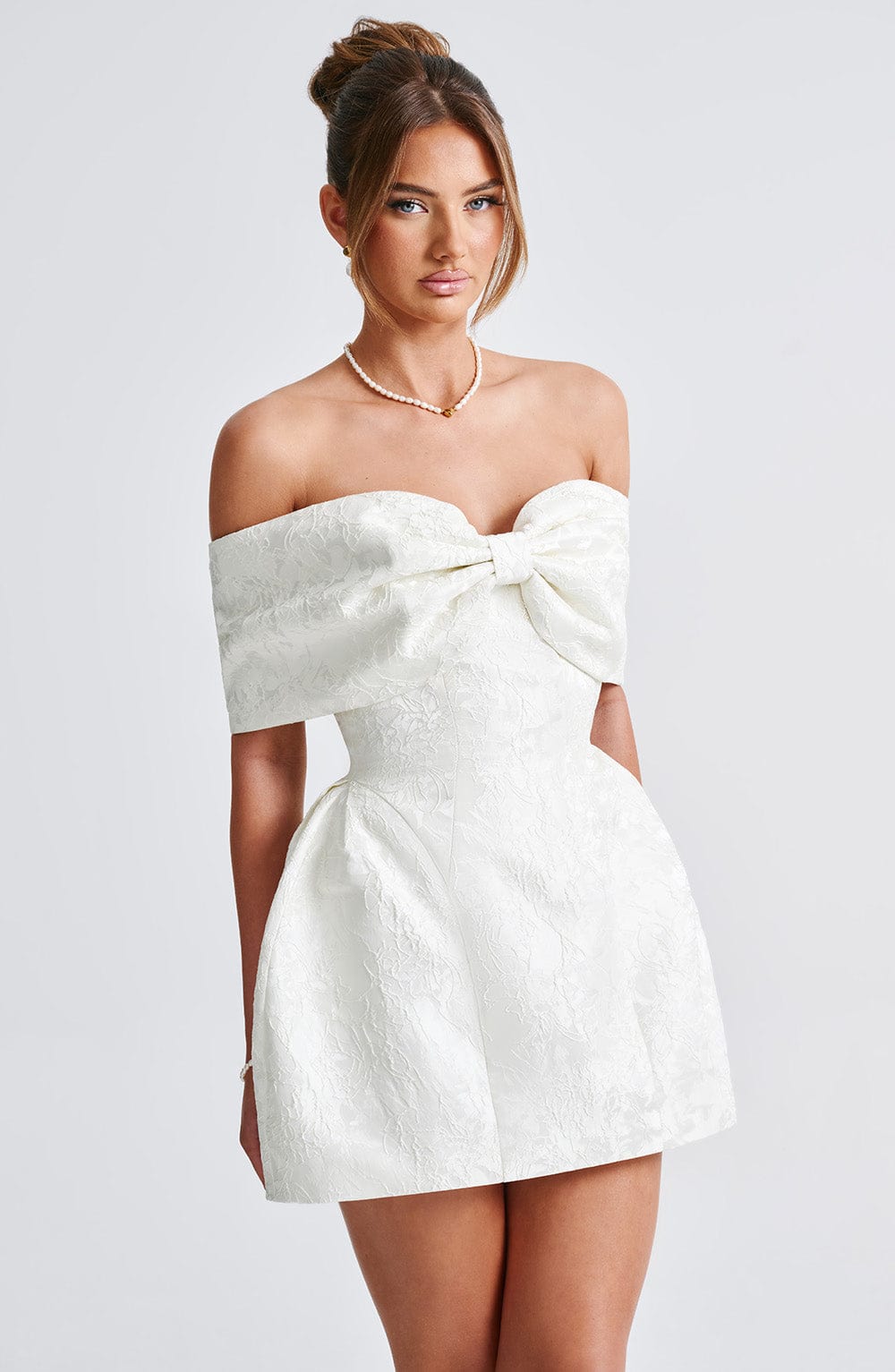 Raquel Mini Dress Ivory