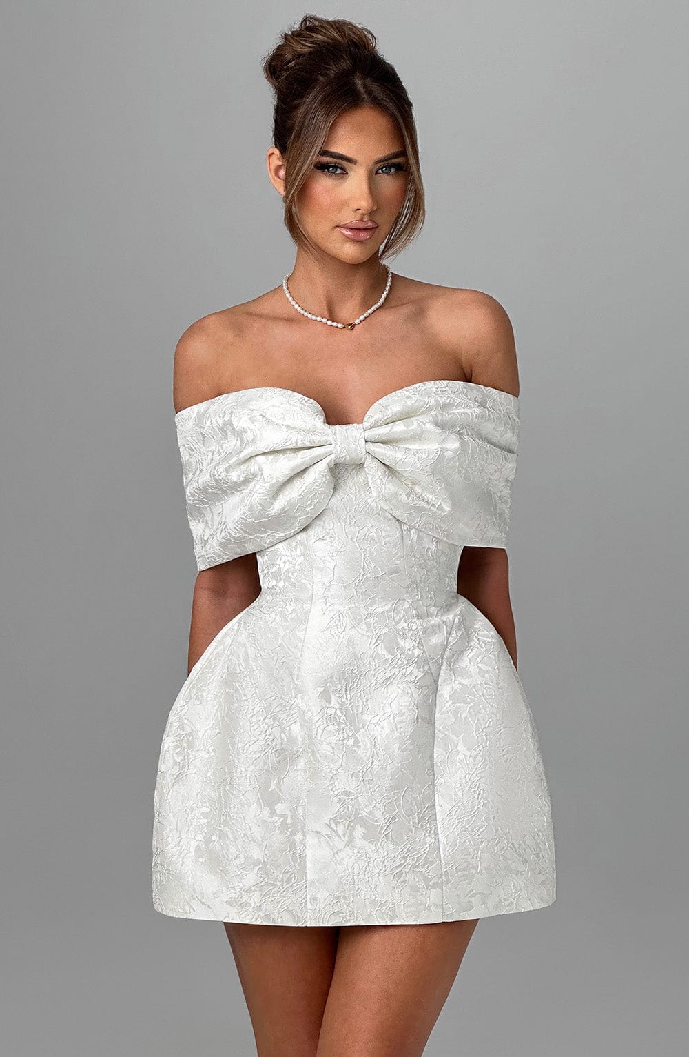 Raquel Mini Dress Ivory