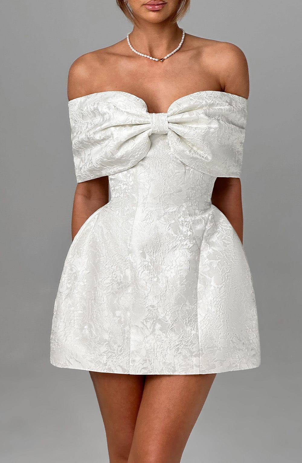 Raquel Mini Dress Ivory
