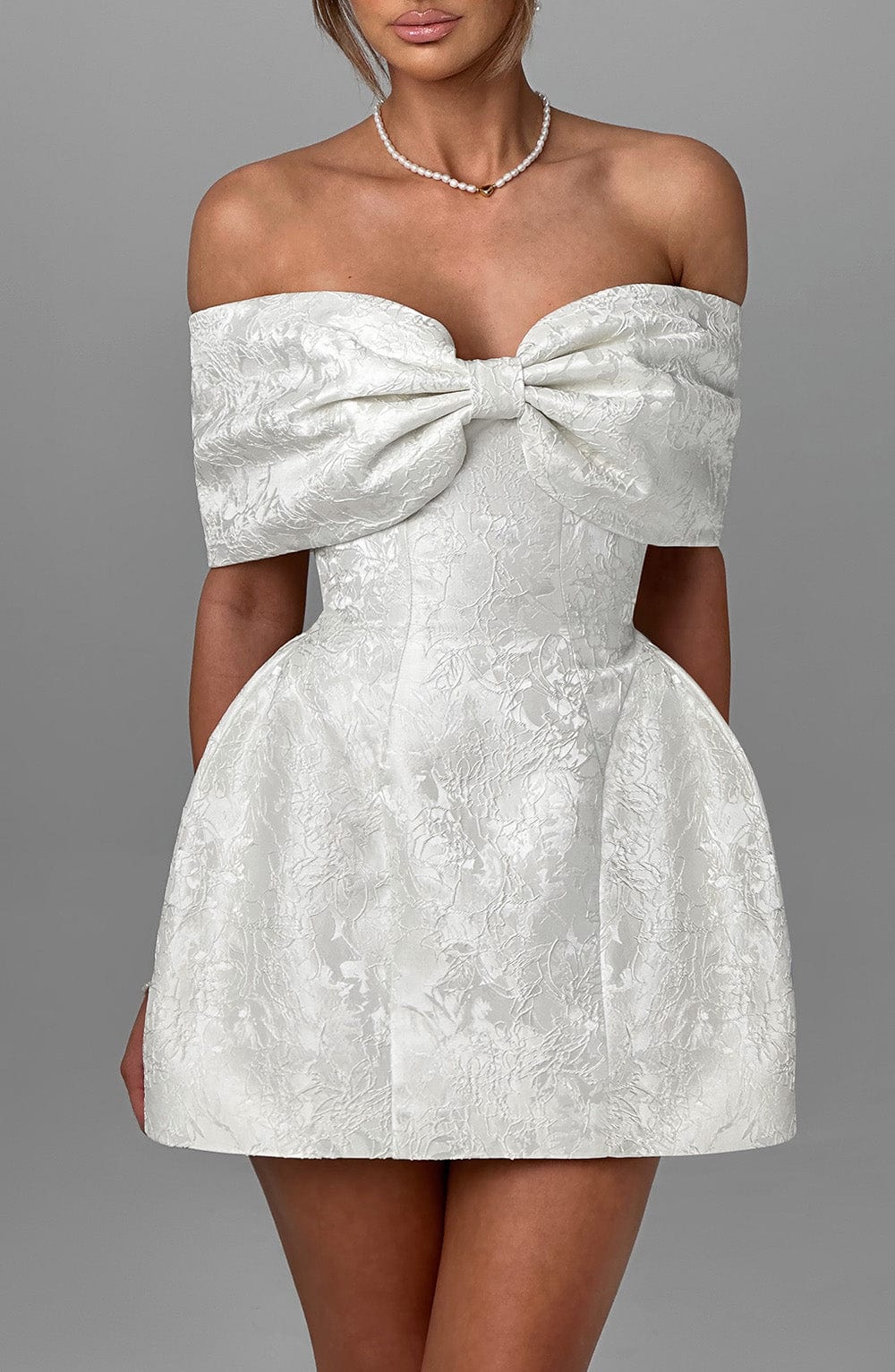 Raquel Mini Dress Ivory