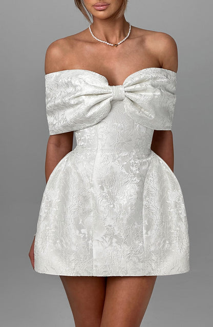 Raquel Mini Dress Ivory