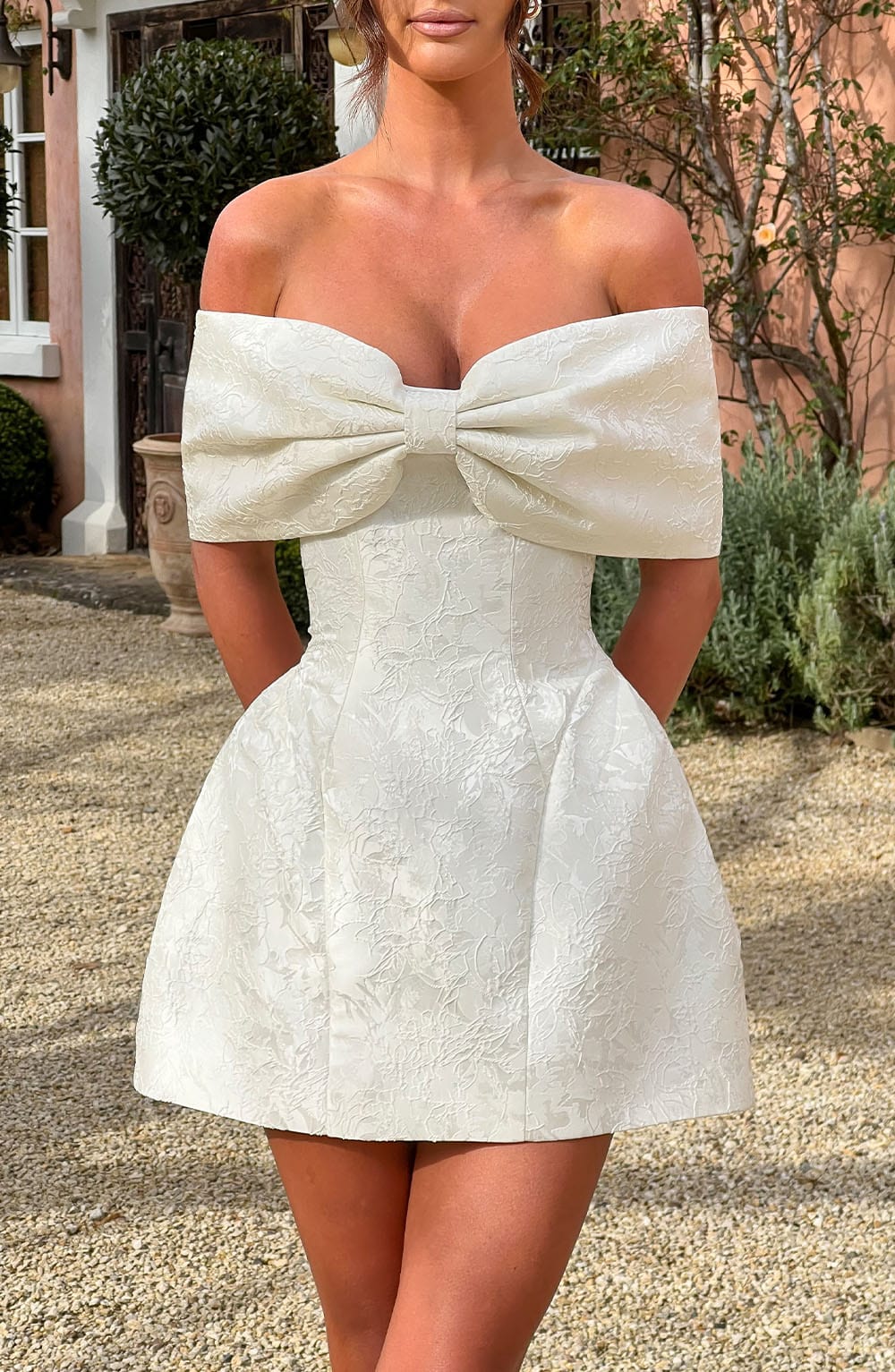 Raquel Mini Dress Ivory