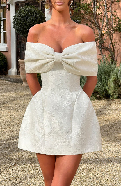 Raquel Mini Dress Ivory