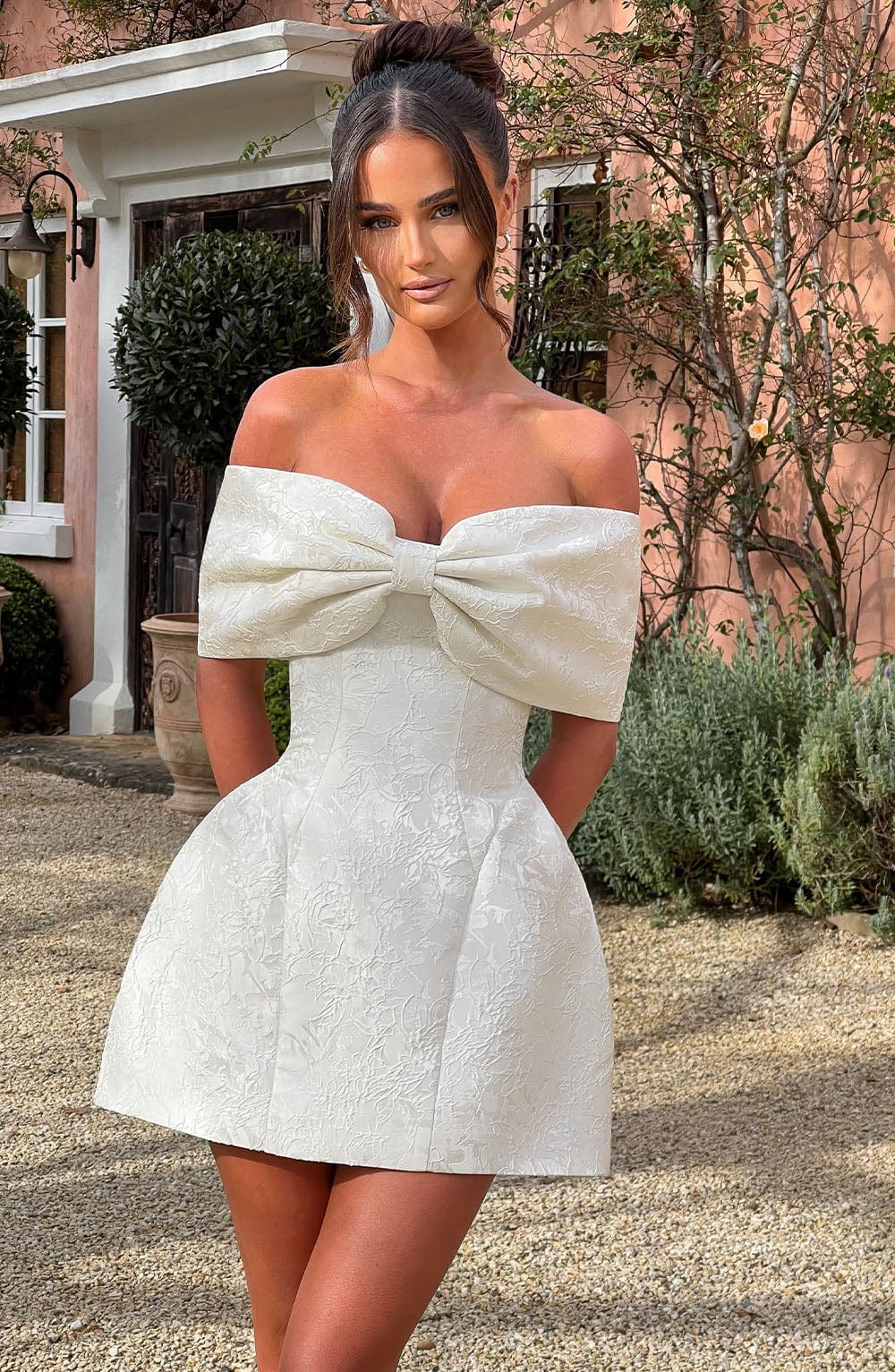 Raquel Mini Dress Ivory
