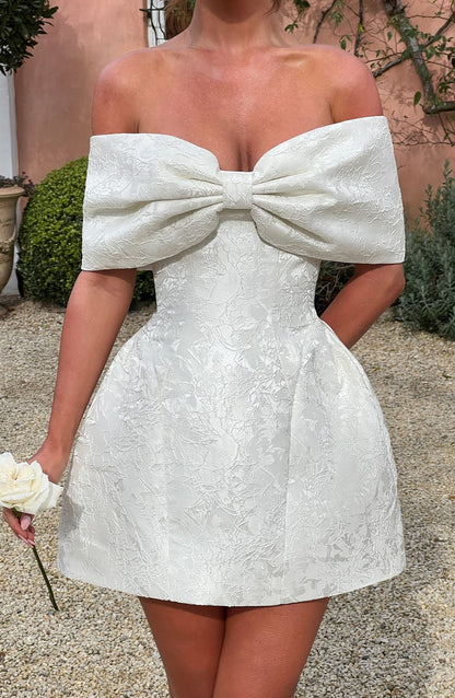 Raquel Mini Dress Ivory