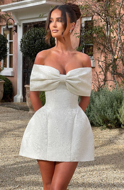 Raquel Mini Dress Ivory