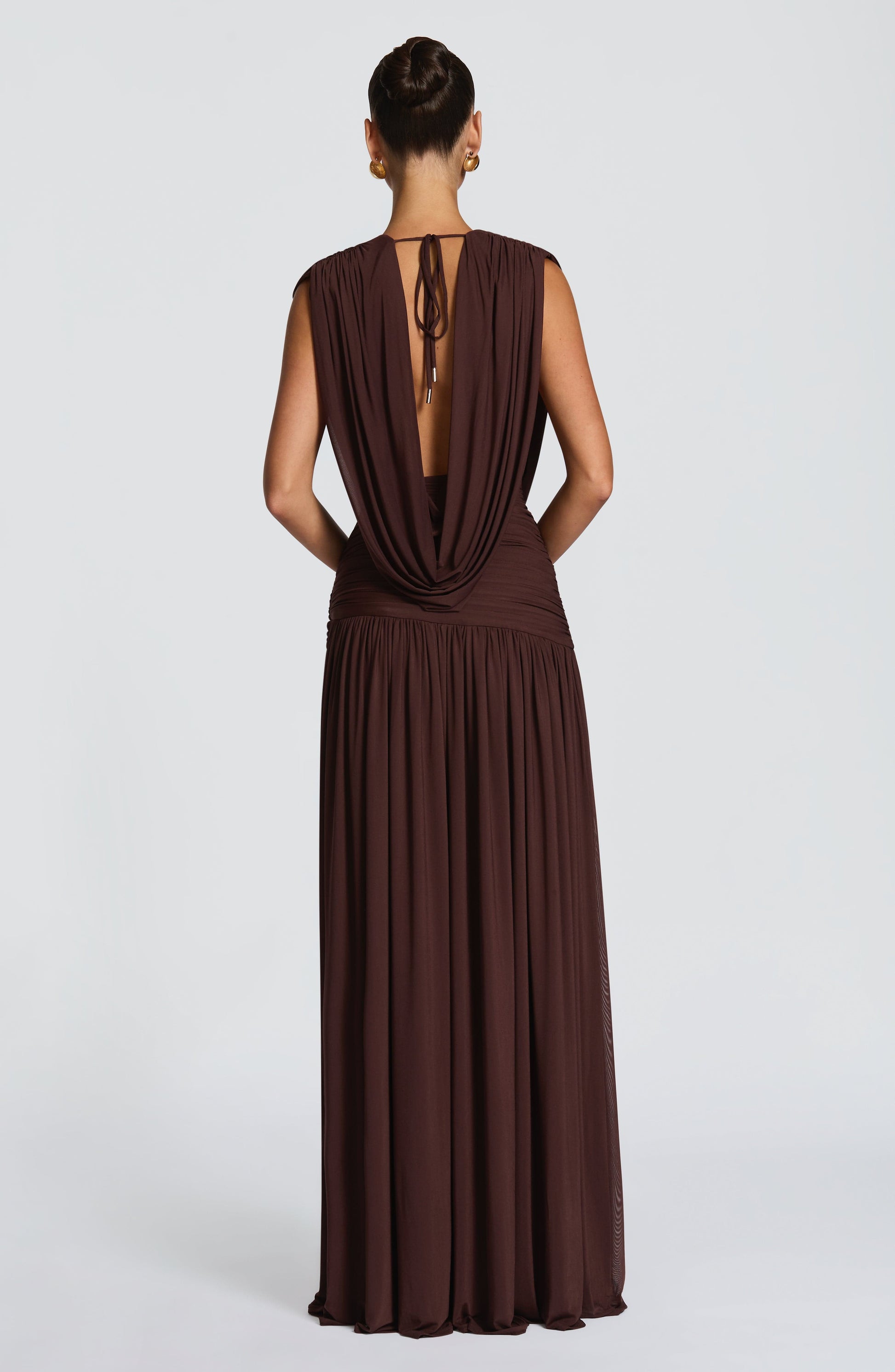 Romilly Gown Plum Brown
