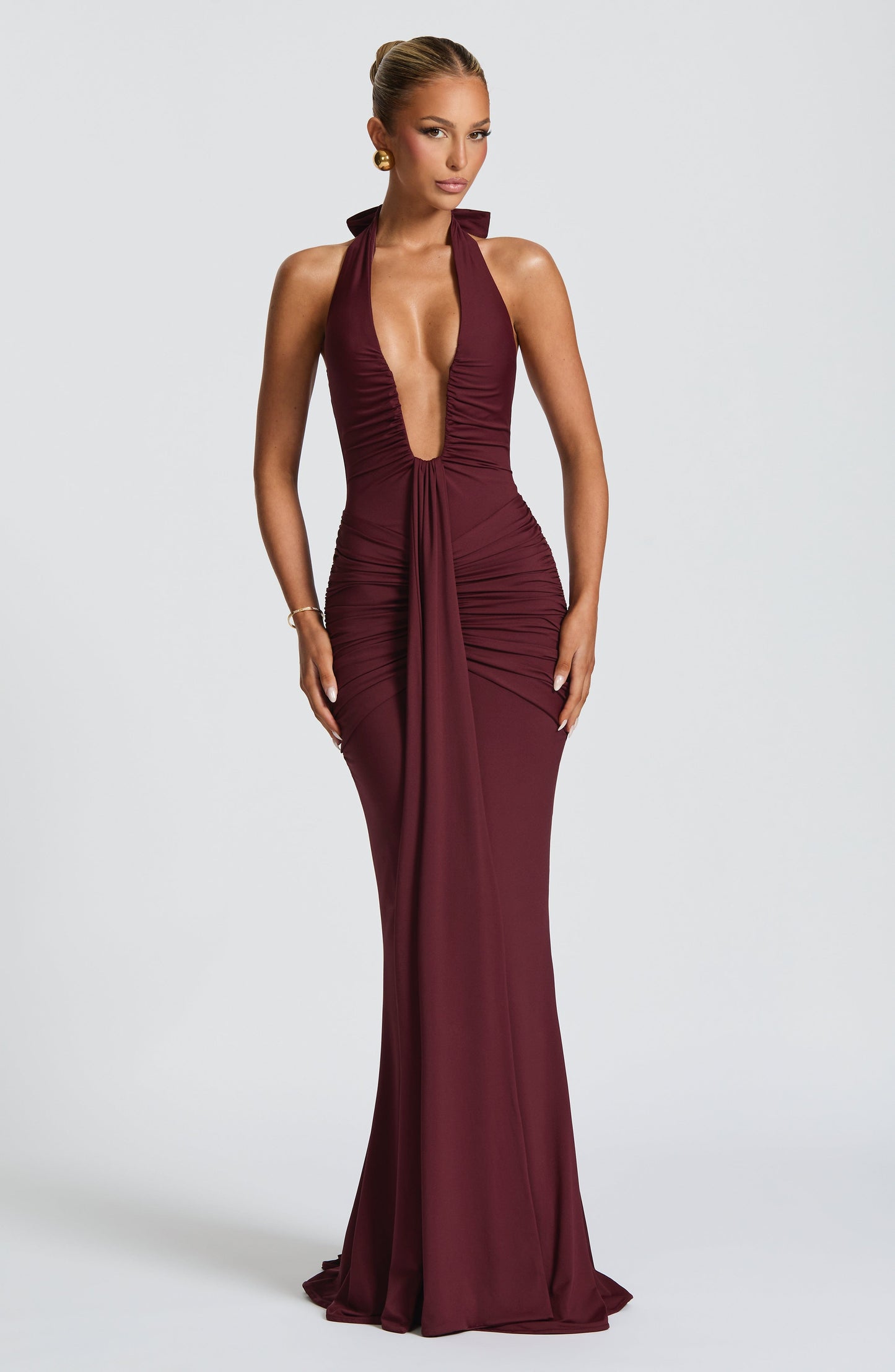 Rosetta Maxi Dress Cherry Lacquer