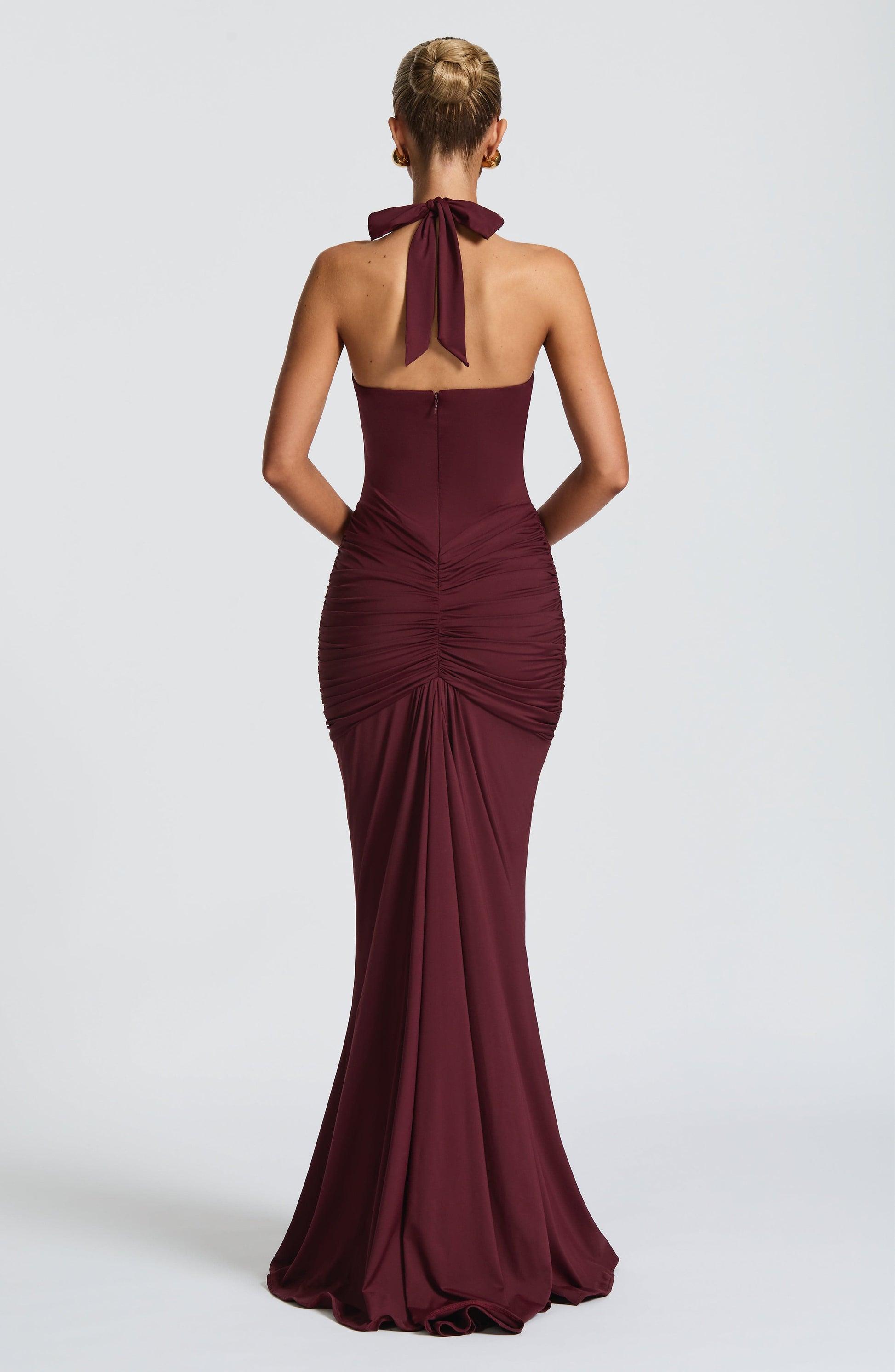 Rosetta Maxi Dress Cherry Lacquer