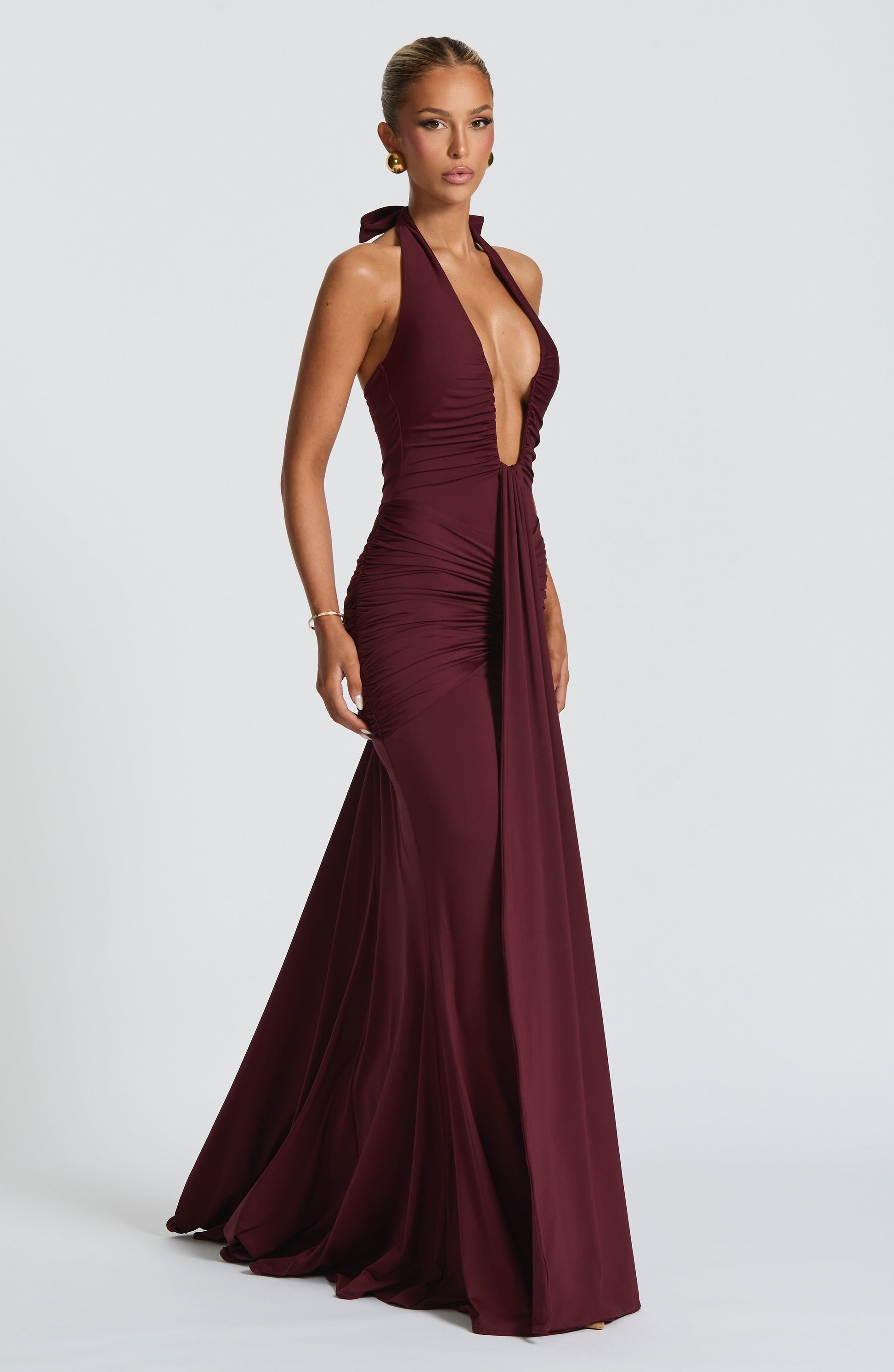 Rosetta Maxi Dress Cherry Lacquer