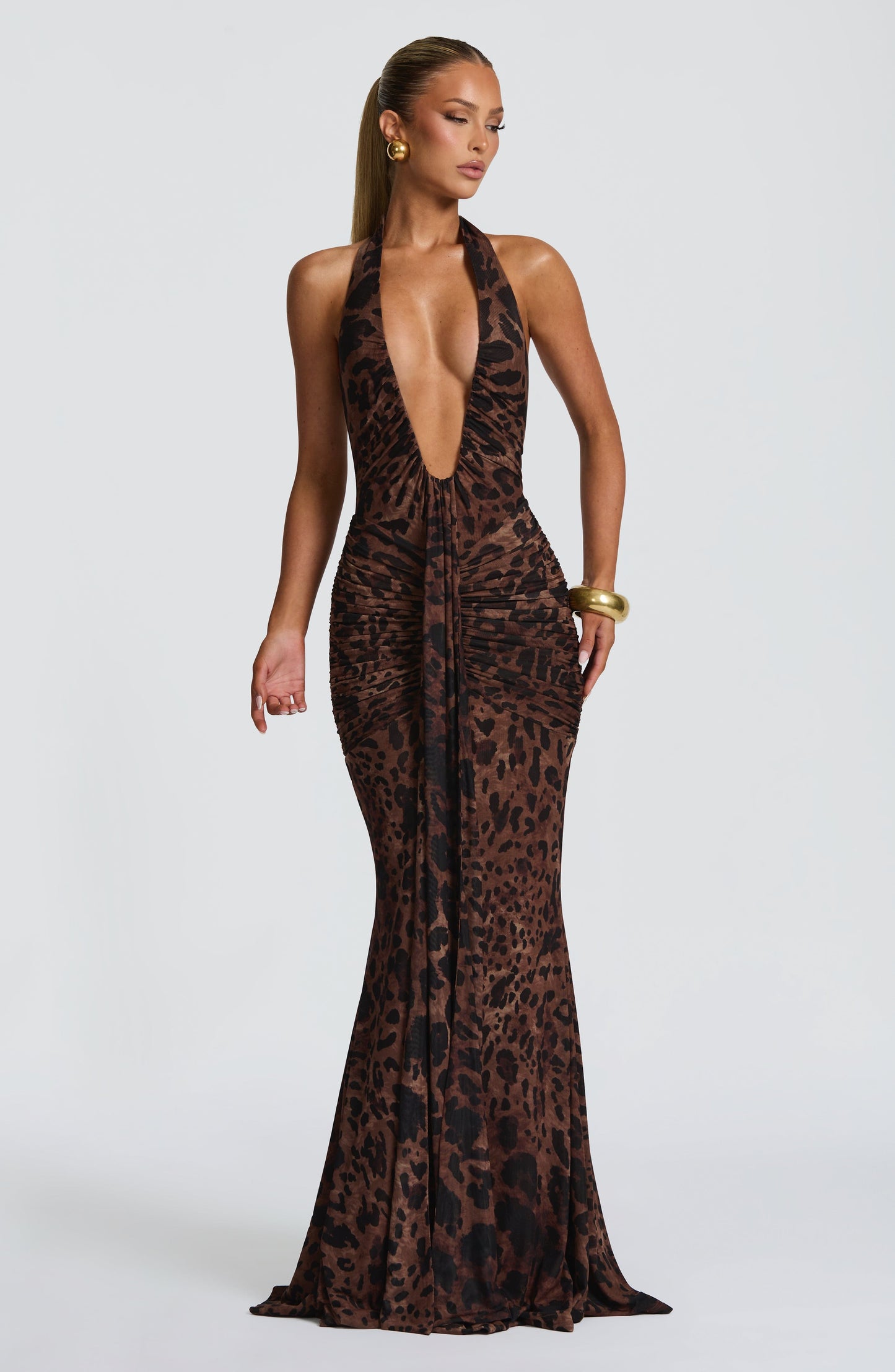 Rosetta Maxi Dress Leopard Print