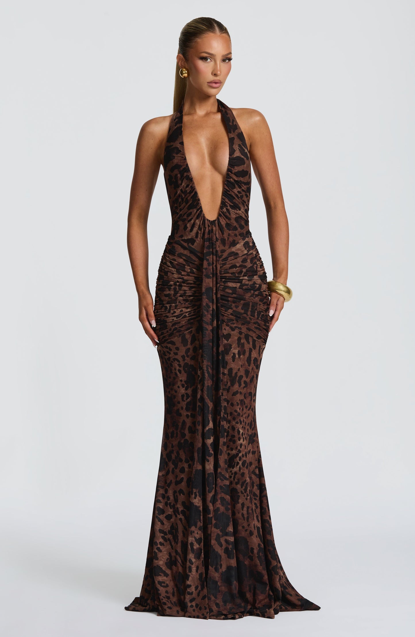 Rosetta Maxi Dress Leopard Print