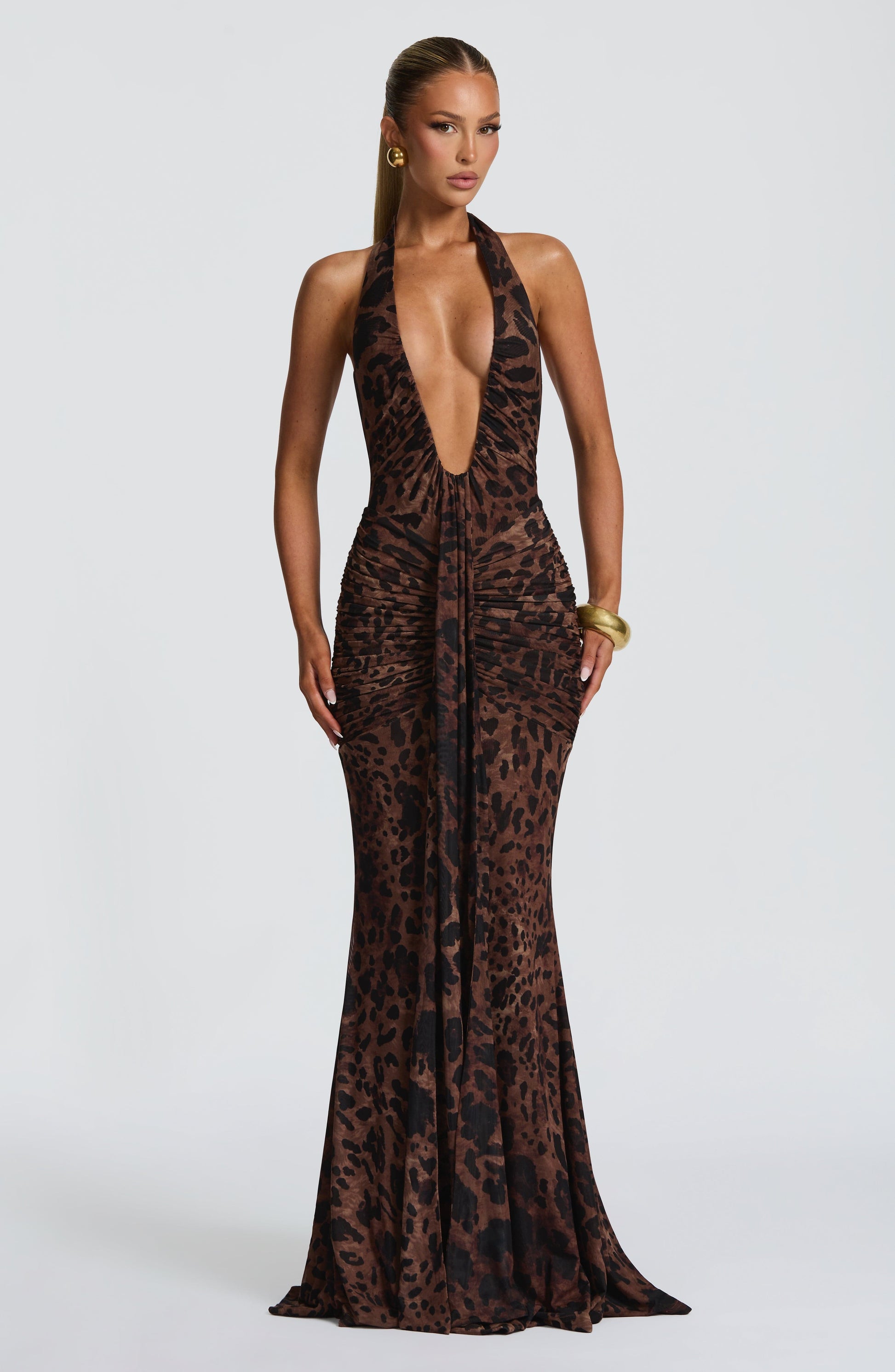 Rosetta Maxi Dress Leopard Print