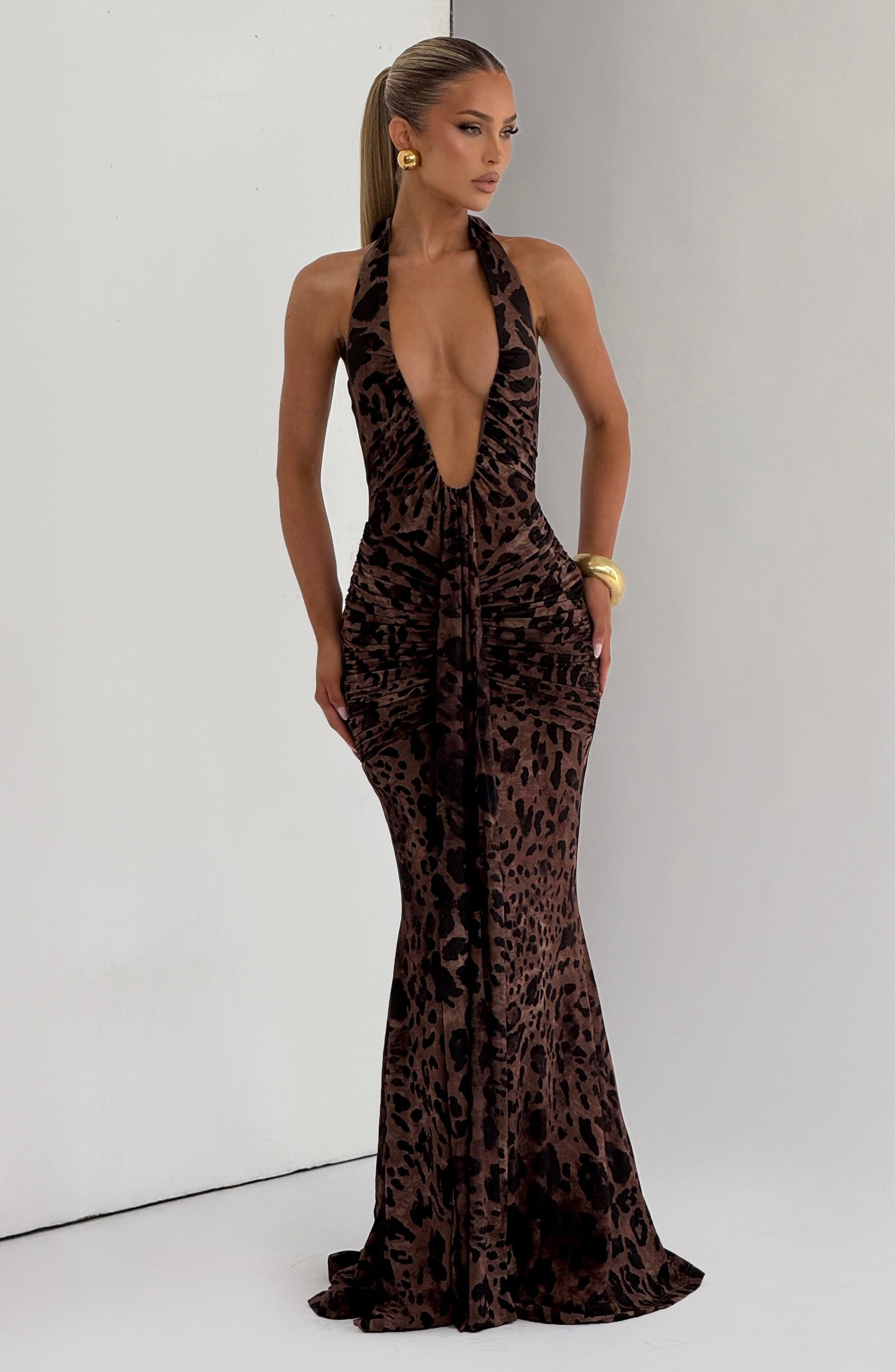 Rosetta Maxi Dress Leopard Print
