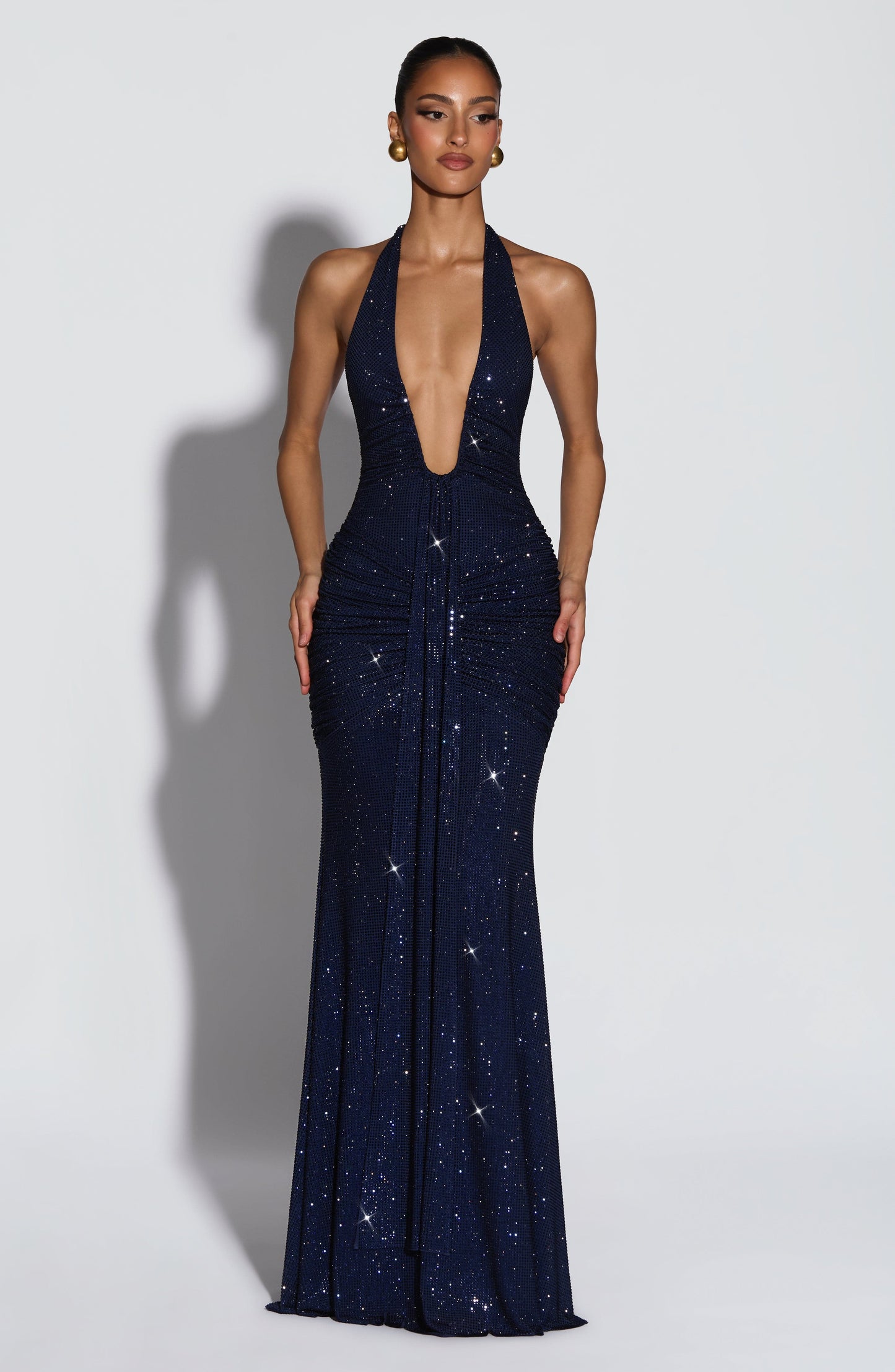 Rosetta Maxi Dress Navy Sparkle