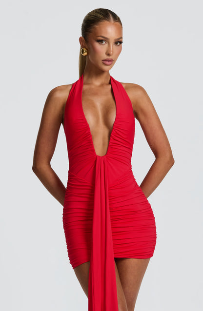 Rosetta Mini Dress Red