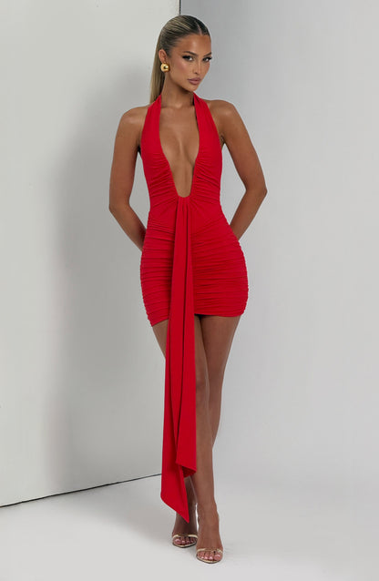 Rosetta Mini Dress Red