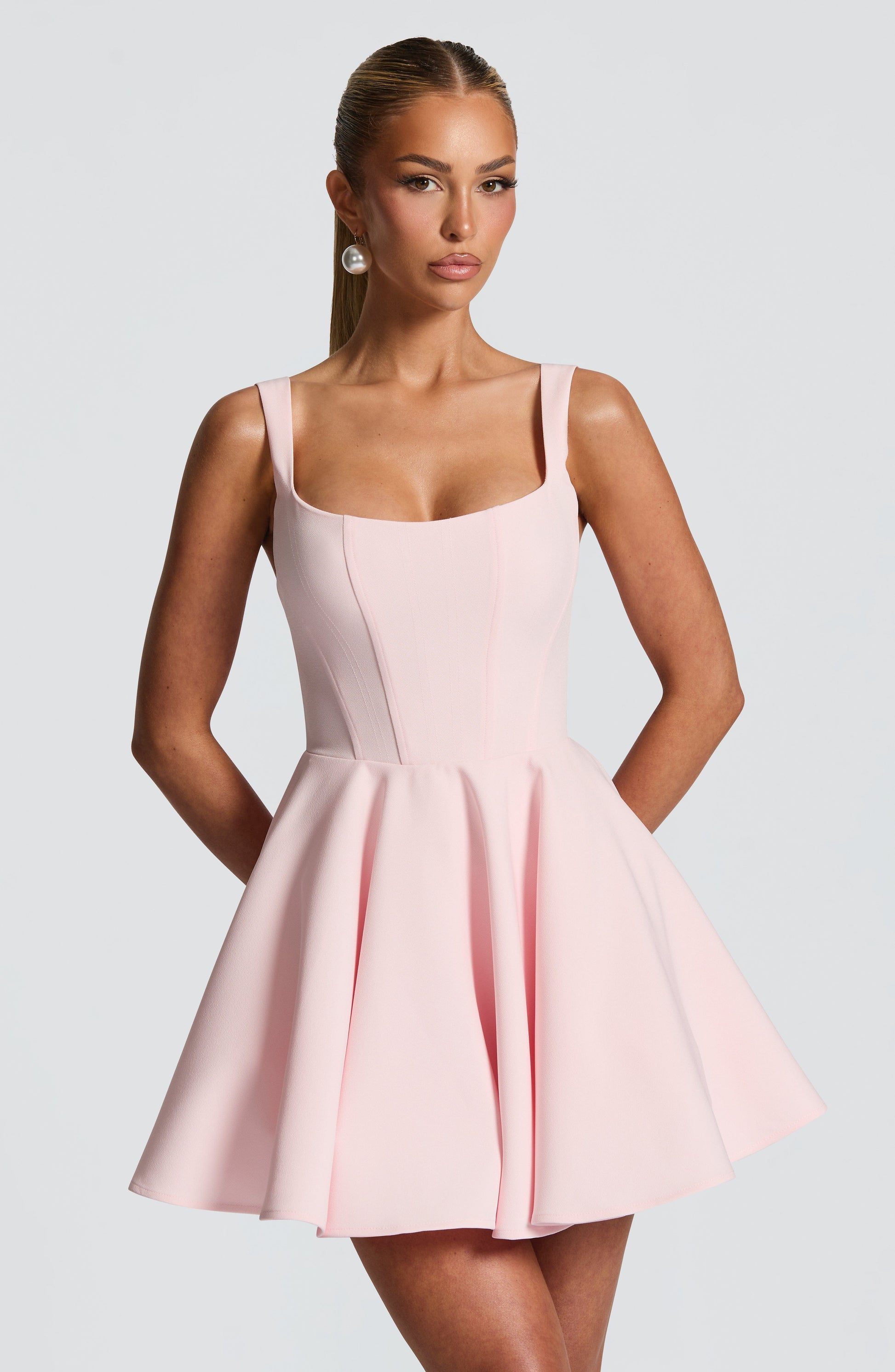 Rue Mini Dress Blush