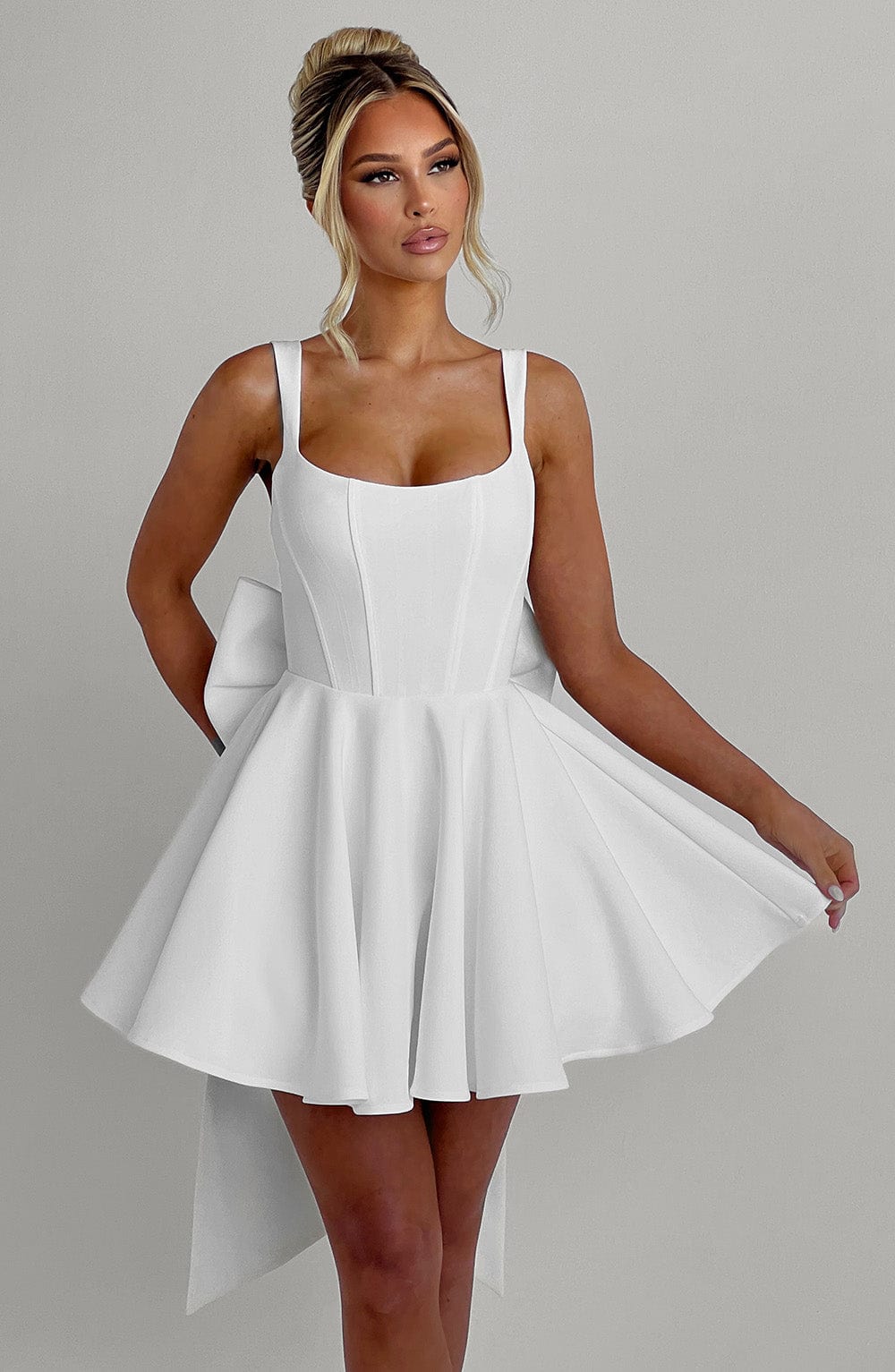 Rue Mini Dress Ivory