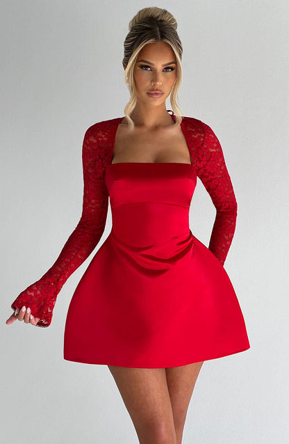 Sadie Mini Dress Red