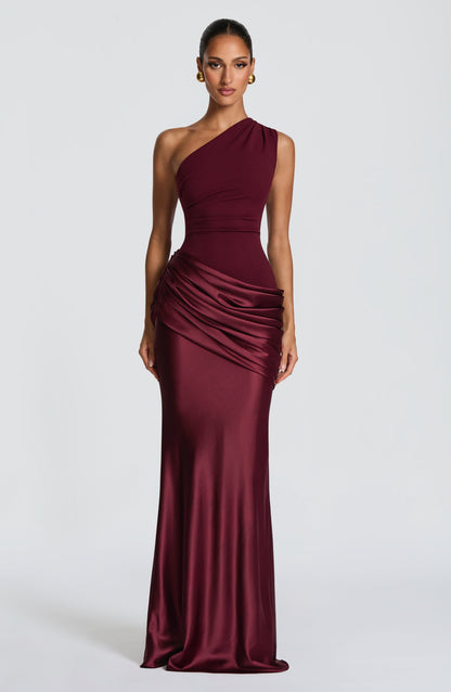 Sadona Maxi Dress Cherry Lacquer