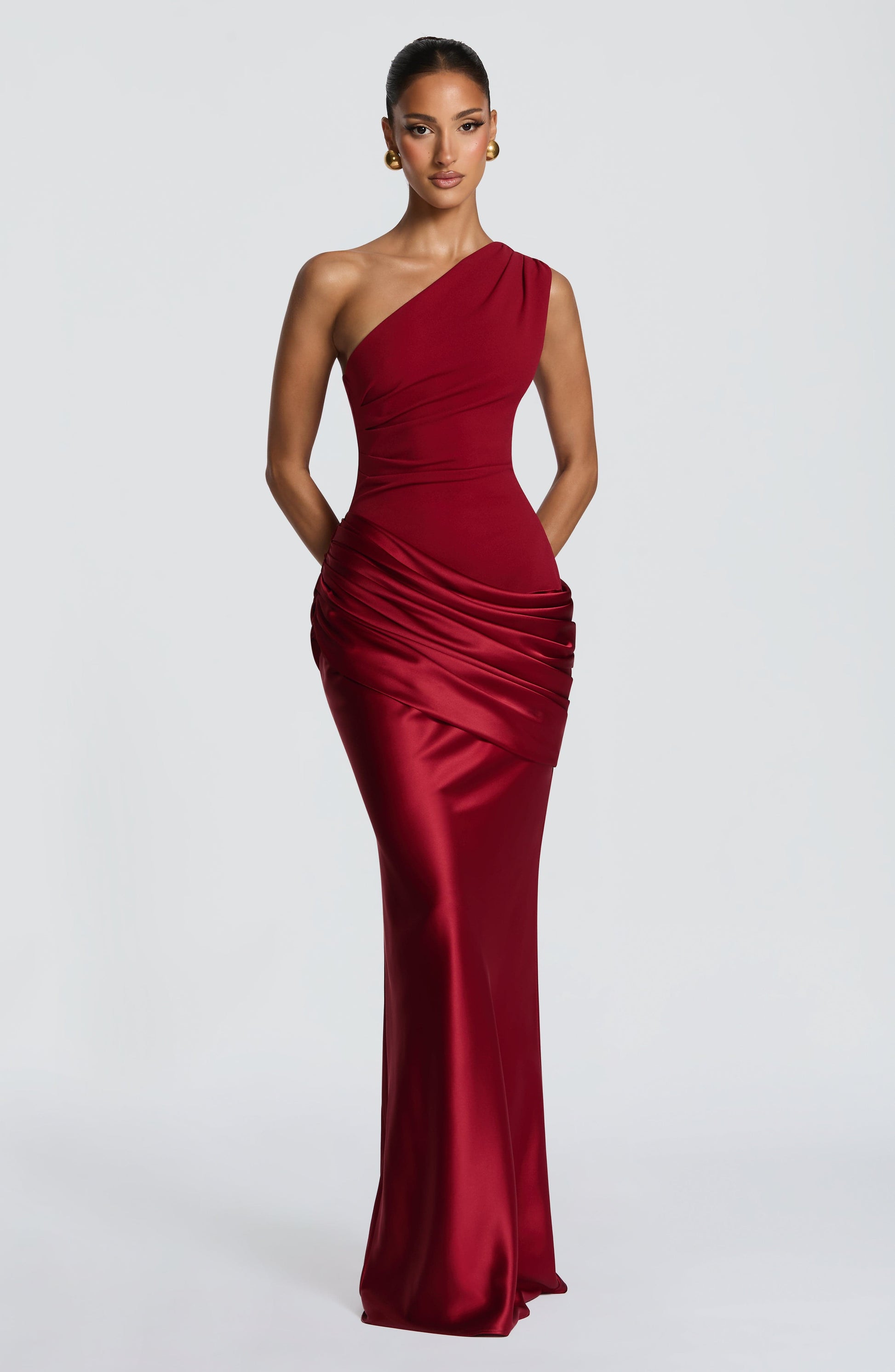 Sadona Maxi Dress Deep Red