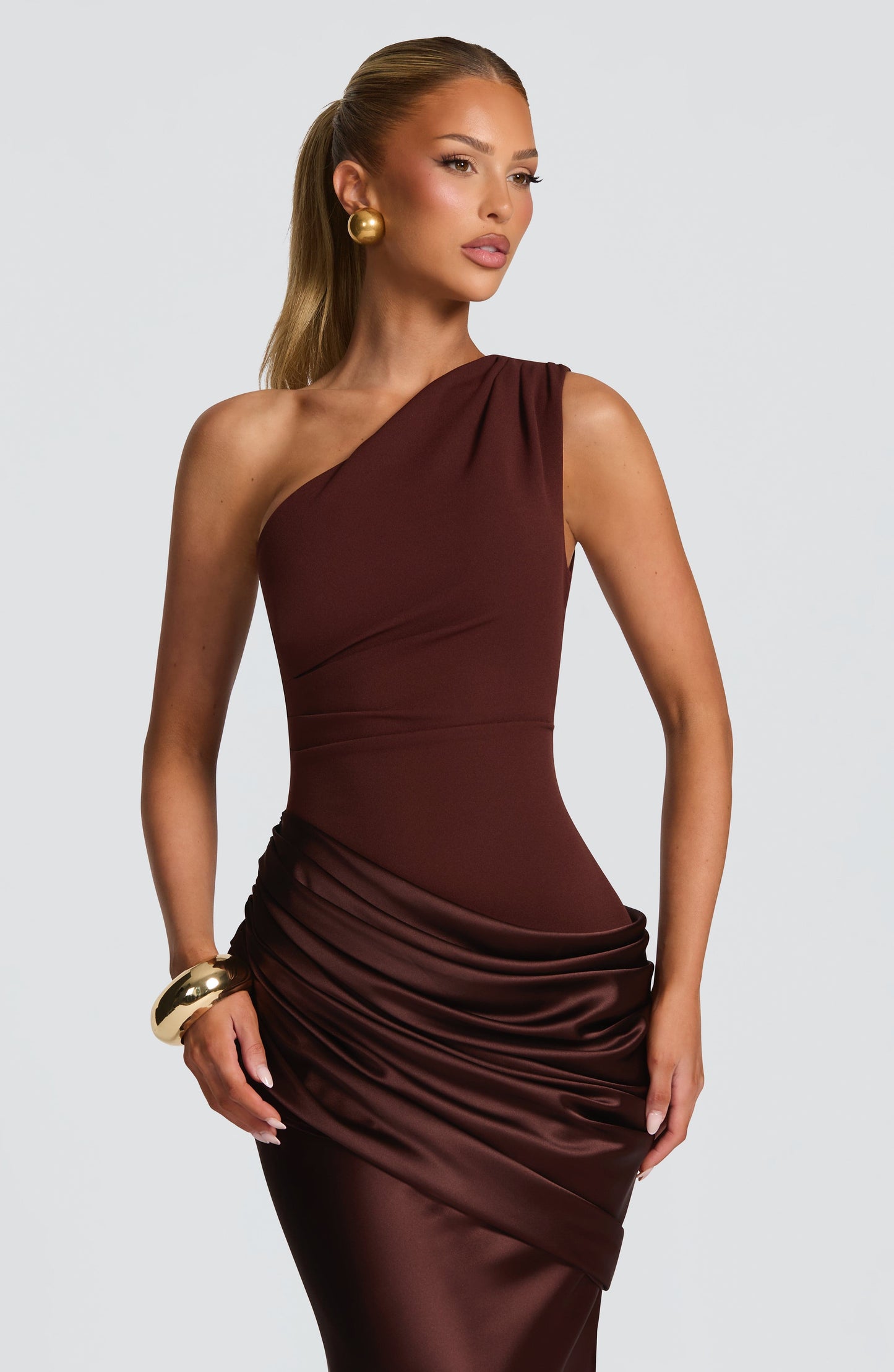 Sadona Maxi Dress Plum Brown