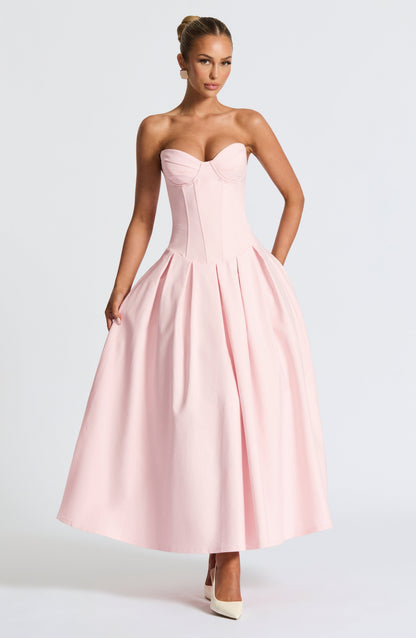 Salma Midi Dress Blush