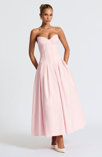 Salma Midi Dress Blush