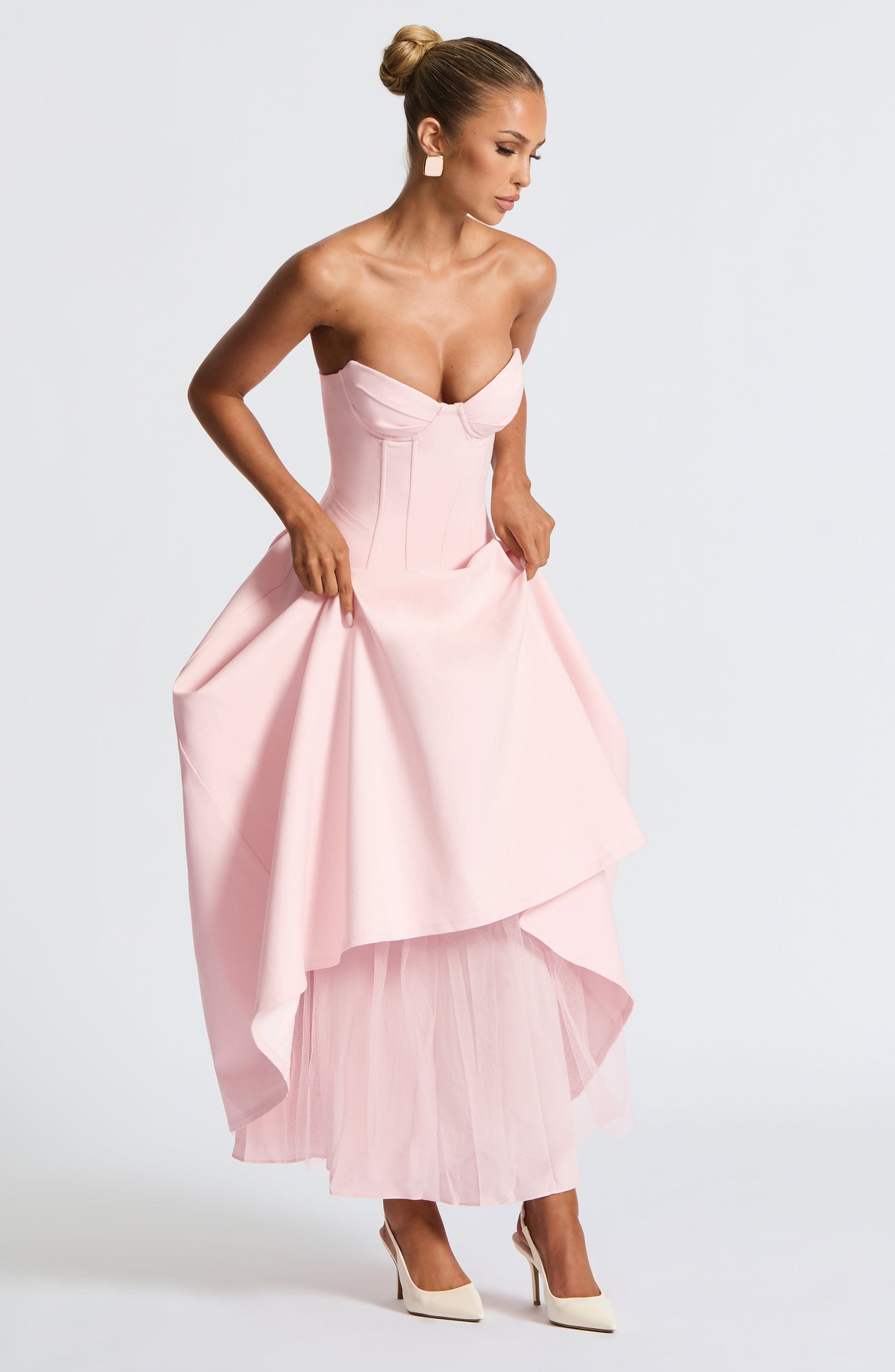 Salma Midi Dress Blush