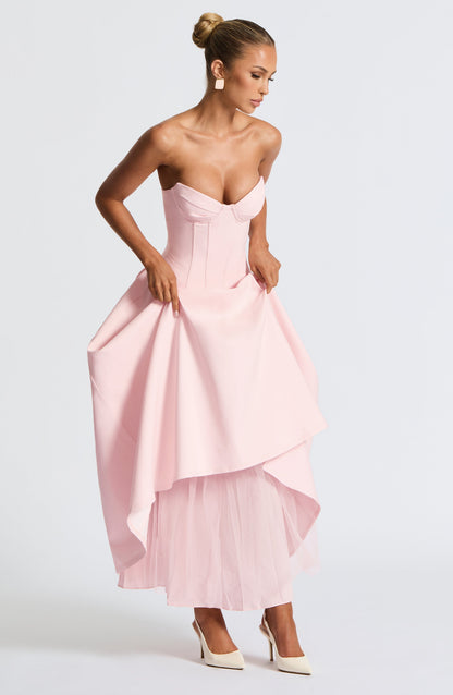 Salma Midi Dress Blush