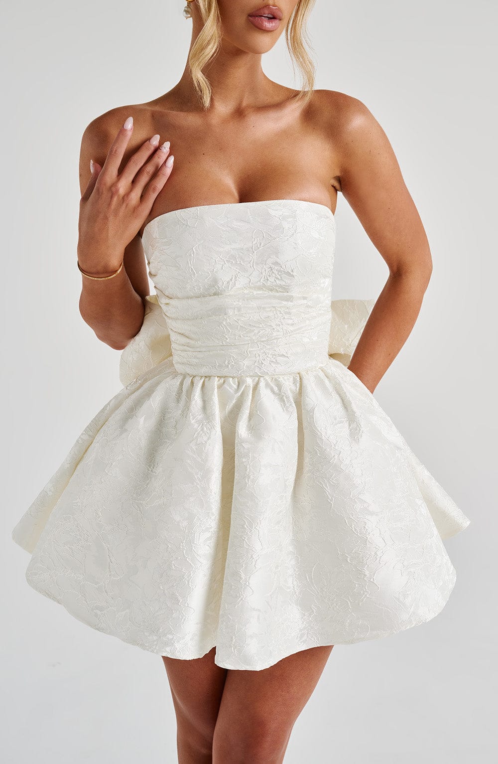 Salome Mini Dress Ivory