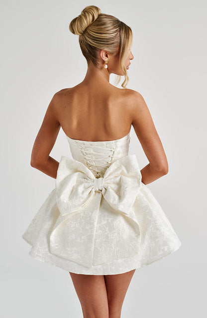 Salome Mini Dress Ivory