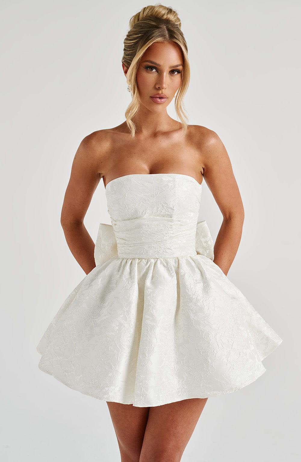 Salome Mini Dress Ivory