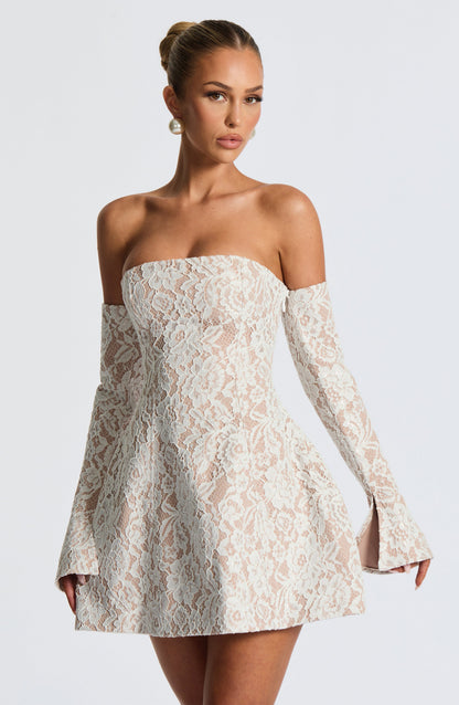Salone Mini Dress Ivory