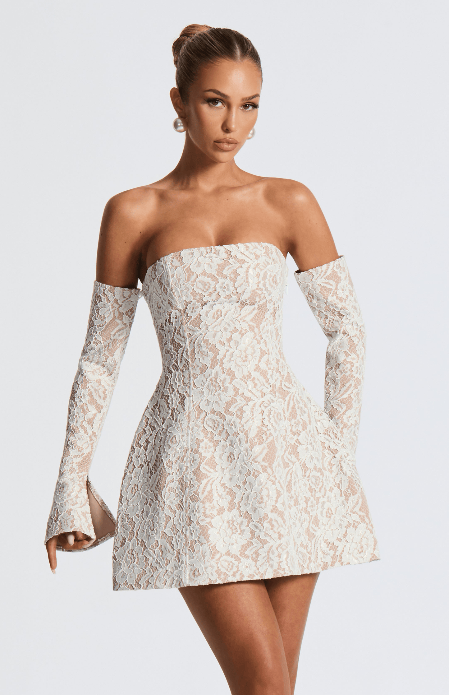 Salone Mini Dress Ivory