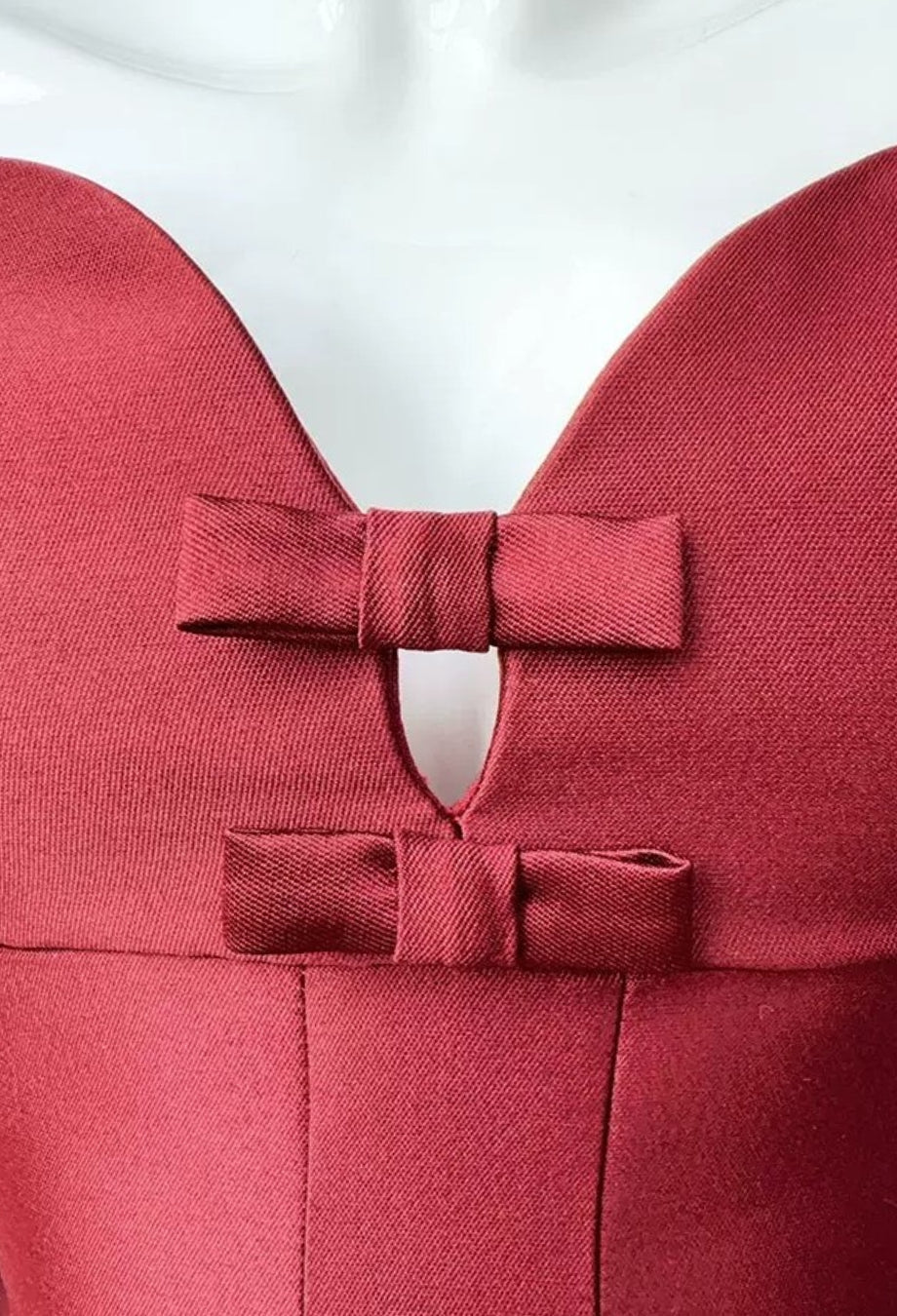 Samaria Midi Dress Burgundy