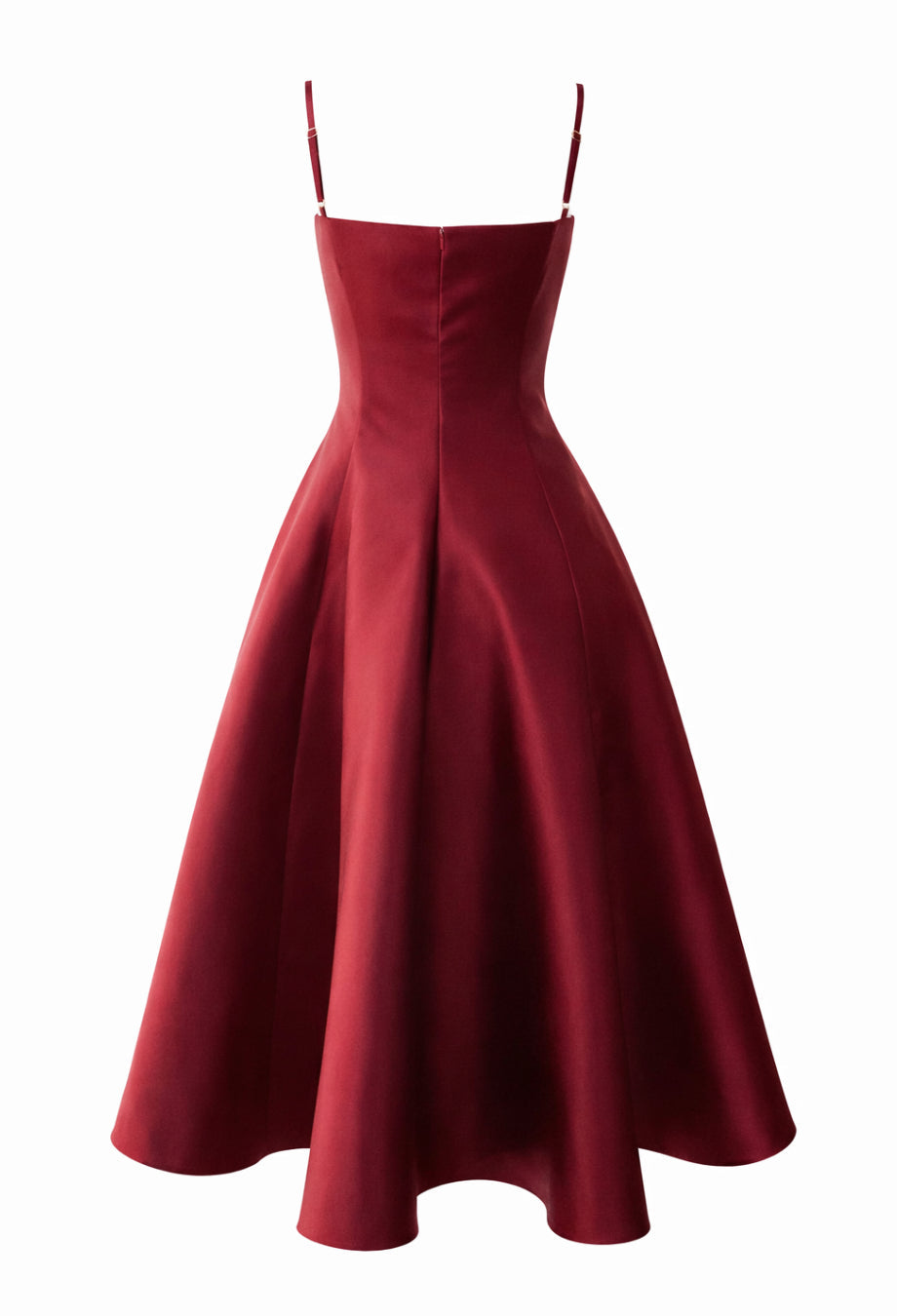 Samaria Midi Dress Burgundy