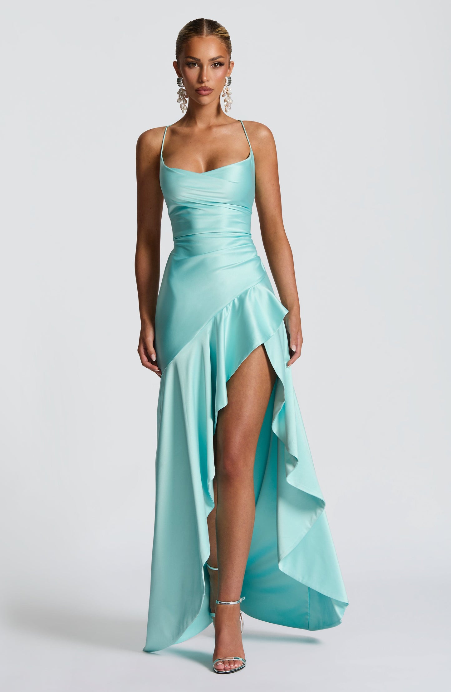 Samira Maxi Dress Aqua