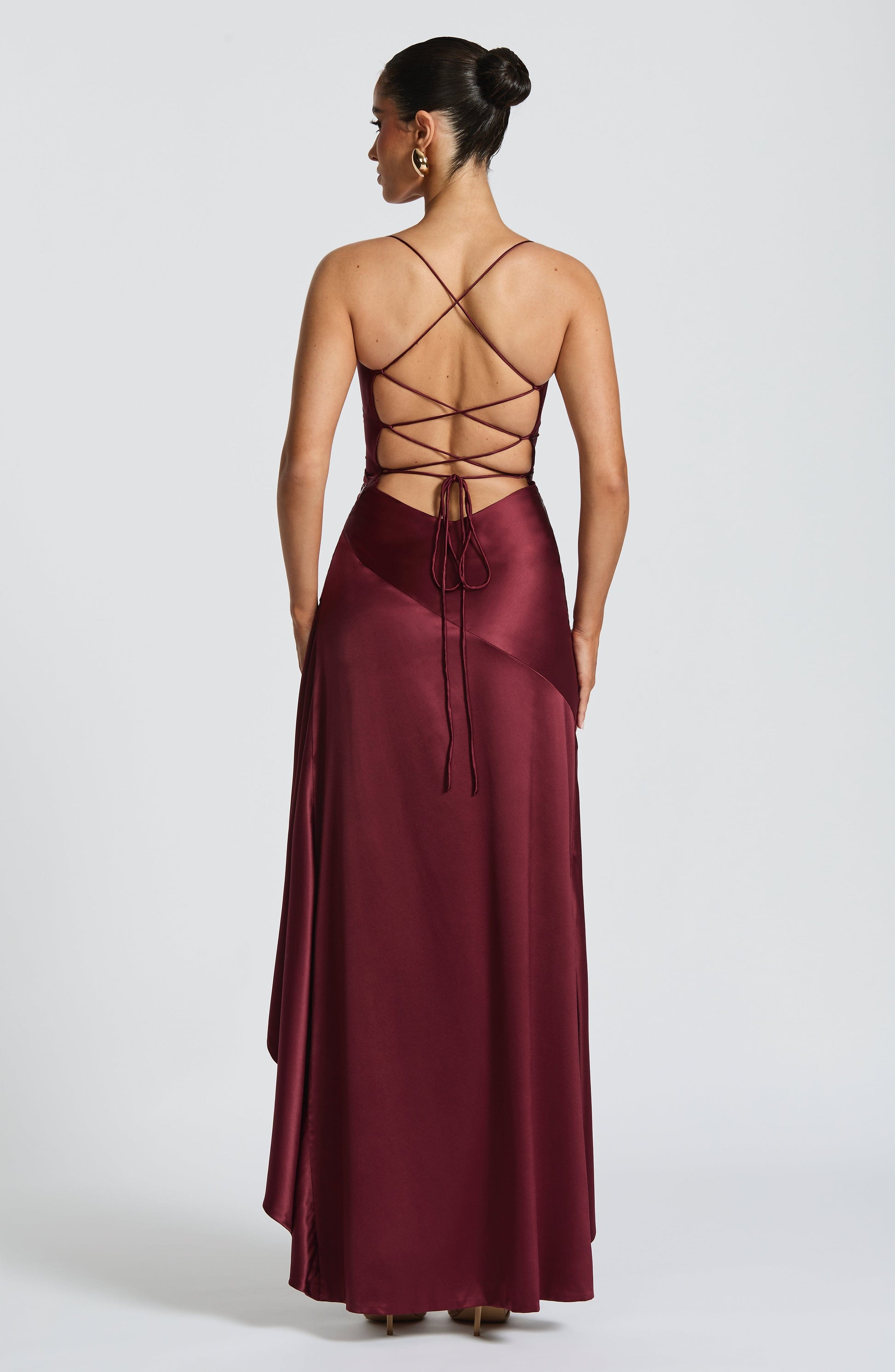 Samira Maxi Dress Cherry Lacquer