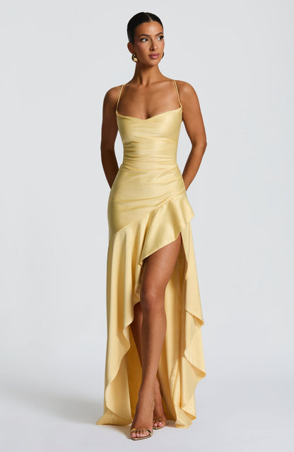 Samira Maxi Dress Lemon