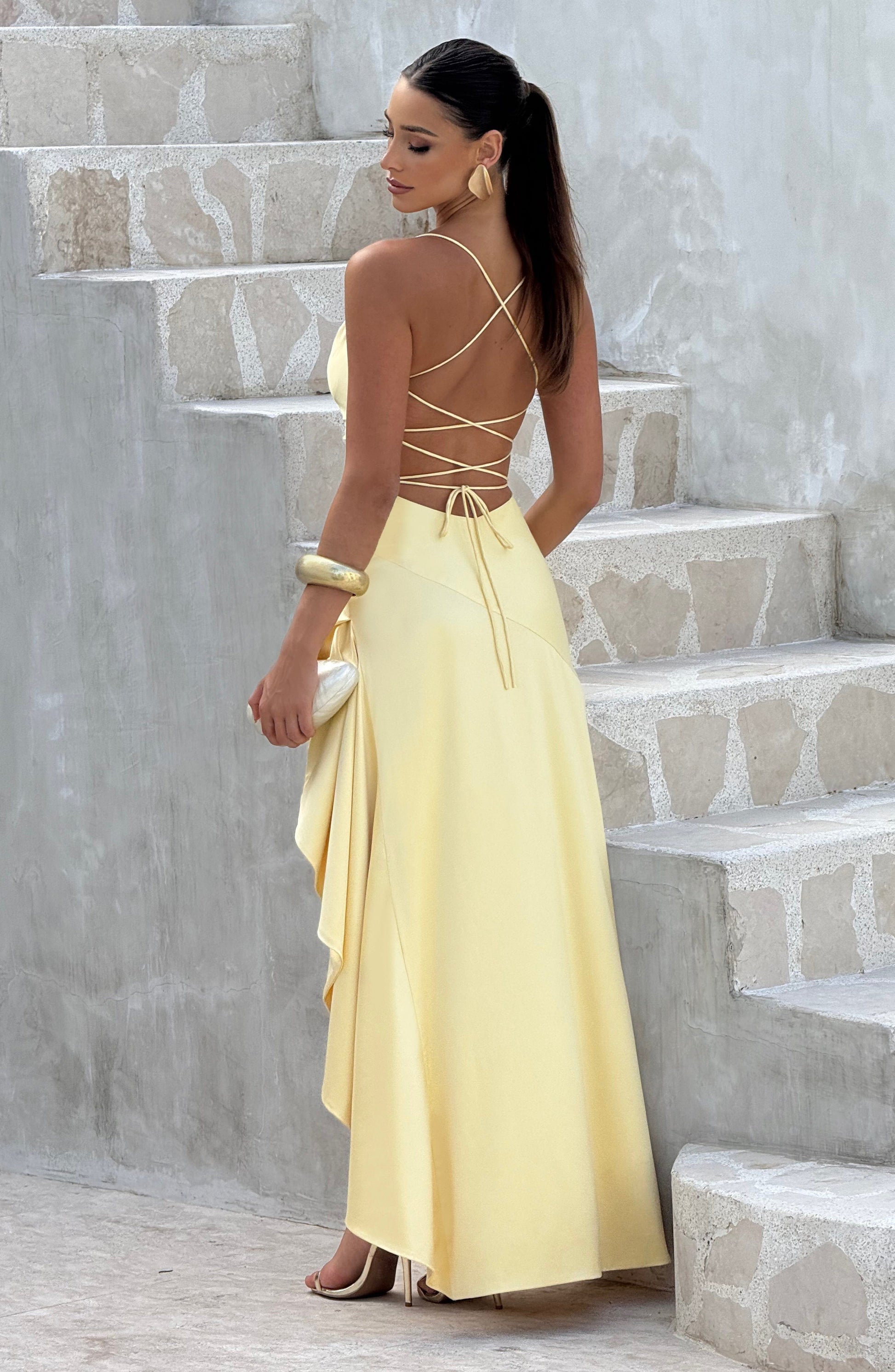 Samira Maxi Dress Lemon