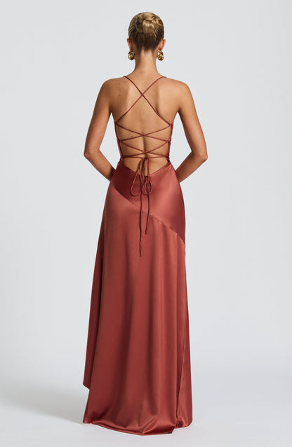 Samira Maxi Dress Rust